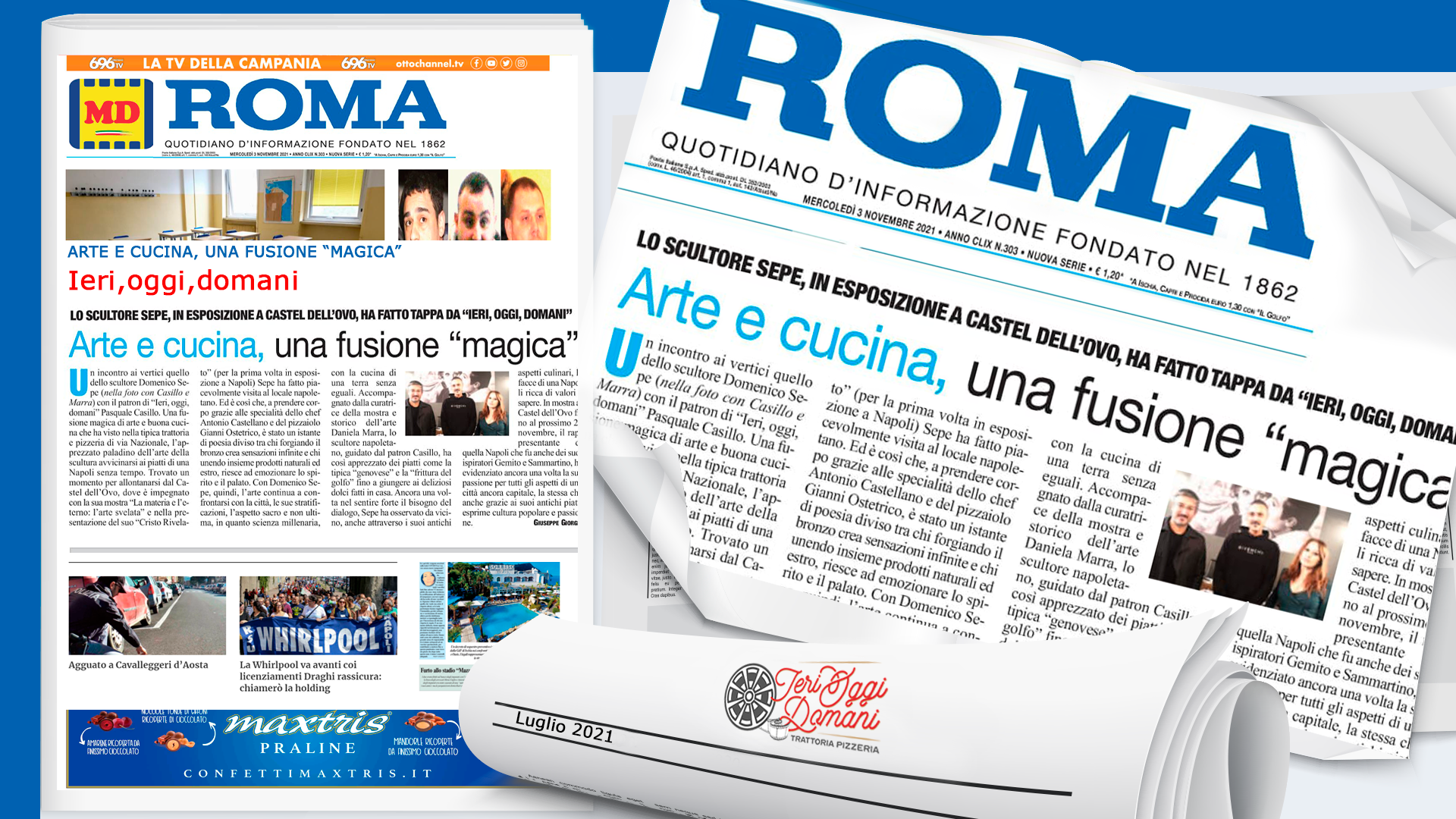 Arte e cucina, una fusione magica