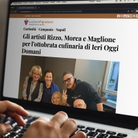 Gli artisti Rizzo, Morea e Maglione per l&rsquo;ottobrata culinaria di Ieri Oggi Domani