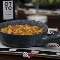 Tubettone con Crema di Zucca, Pecorino e Nduja: L